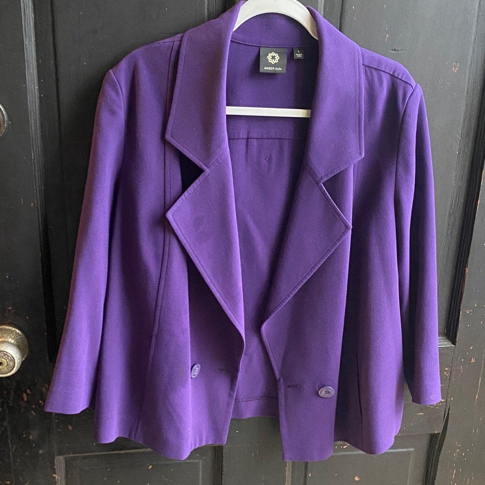 Sag Harbor Vibrant Purple Blazer